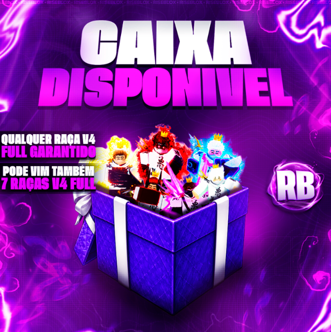 🎁 CAIXA DE RAÇA V4 FULL ALEATORIA GARANTIDO