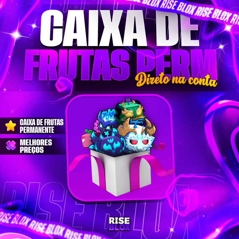 🐉🎁CAIXA DE FRUTAS PERMANANTES🎁