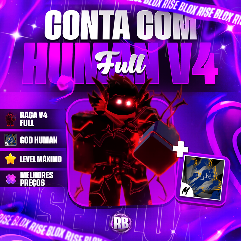 🙎‍♂️ HUMAN V4 FULL + GODHUMAN + CDK + LEVEL MAX