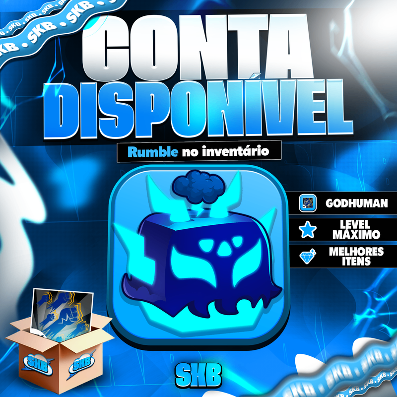 🌩️ RUMBLE NO INV + LEVEL MÁXIMO (2800) + GODHUMAN