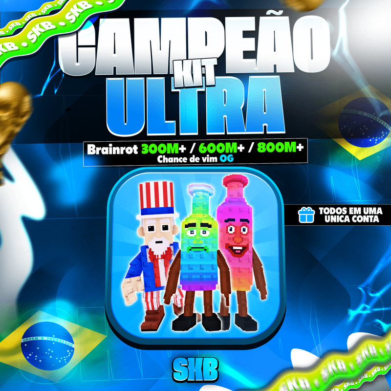 🏆🥇⚽Kit Campeão Ultra 🏆🥇⚽
